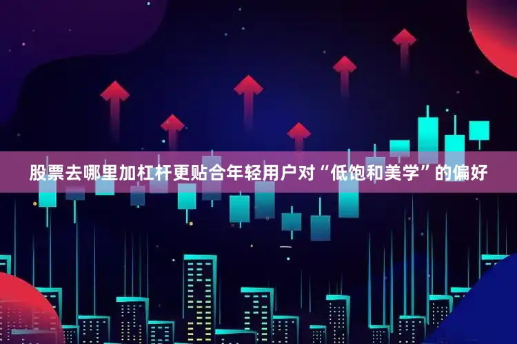 股票去哪里加杠杆更贴合年轻用户对“低饱和美学”的偏好